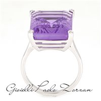 Anello Zorzan Gioielli Donna in Oro bianco Ametista 13.71 Ct ANPZ2505 - ANPZ2505